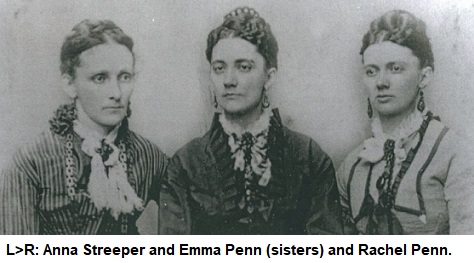 Anna Streeper, Emma Streeper Penn, Rachel Penn