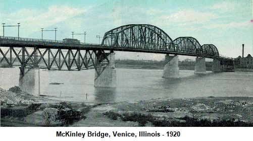 McKinley Bridge, Venice, Illinois - 1920